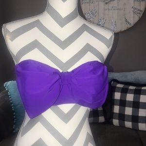 Purple Bow Push Up Bikini Top ✨